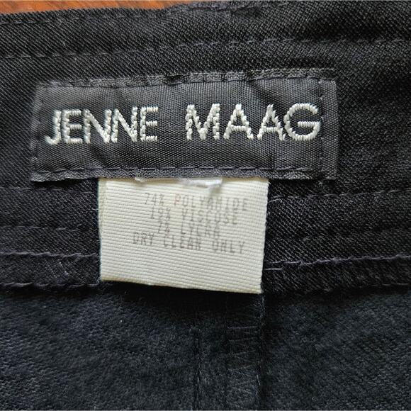 Jenne Maag High Rise Black Straight Leg Stretchy Pants - Picture 10 of 10